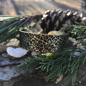 New Anju Brass Giraffe Cuff Bracelet